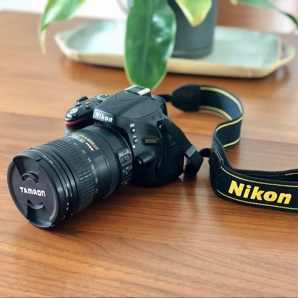 Nikon D5100 Body with 3 Lenses + More